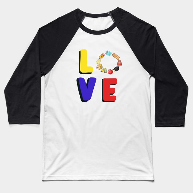 LOVE School Baseball T-Shirt by KindlyHarlot